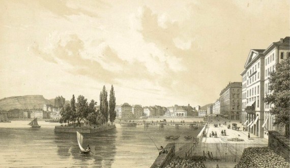 Historical View of the Quai des Berges © Czapek