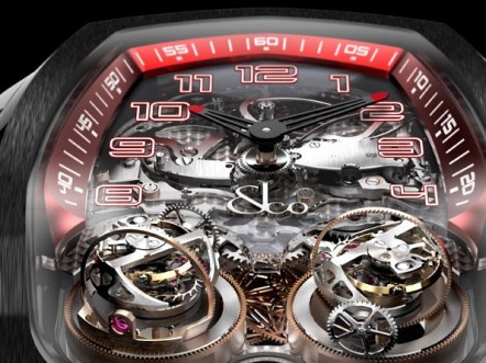 Twin Turbo Triple-Axis Double Tourbillon Minute Repeater - Jacob & Co. 