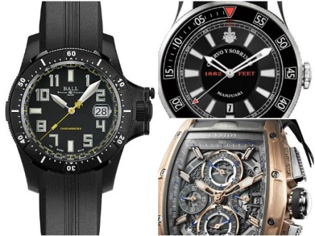 Three tough black sports watches - Summer watches