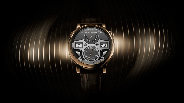 The New Zeitwerk Minute Repeater Honeygold © A. Lange & Söhne