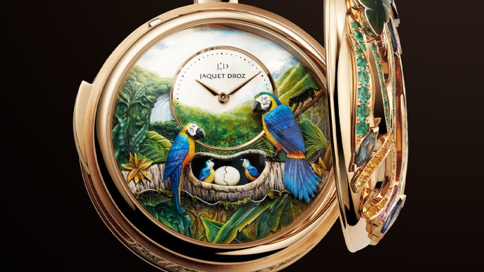 Pocket Watch Automaton - Parrot Repeater © Jaquet Droz