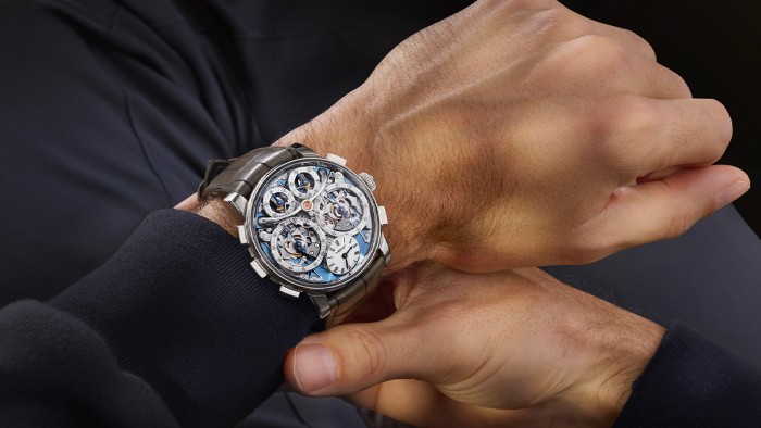 Legacy Machine Sequential Flyback Platinum © MB&F