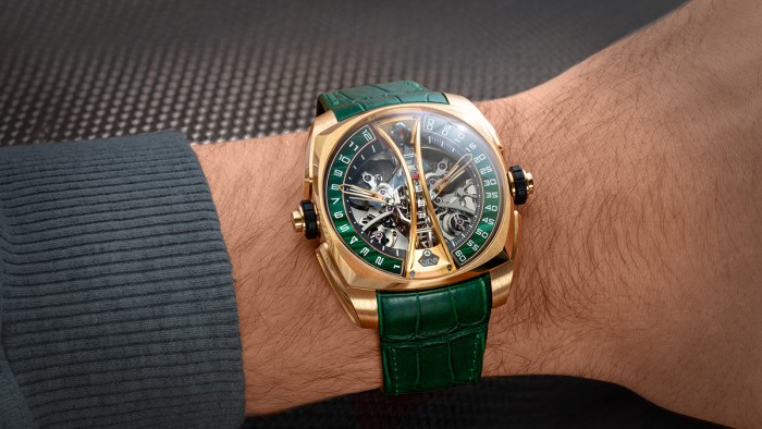 Klepcys Vertical Skeleton Tourbillon Malachite © Cyrus
