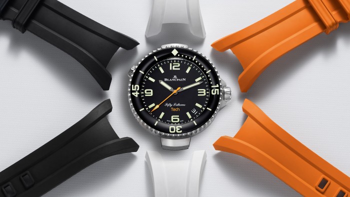 La Fifty Fathoms Tech 45 mm et ses bracelets © Blancpain