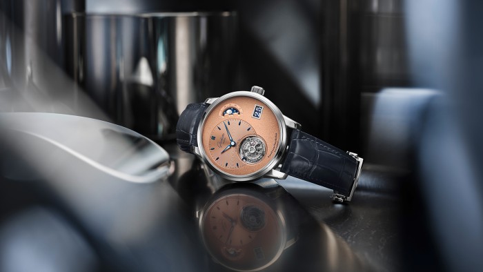 The Platinum & Salmon PanoLunarTourbillon © Glashütte Original 