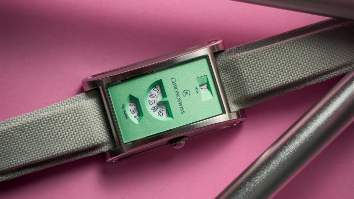 Chronoswiss Neo Digiteur Pastel Code Mint © Nathan Blard/WorldTempus
