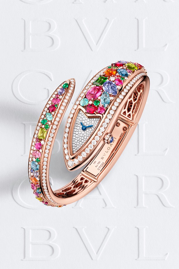 Bulgari’s new gem-set Serpenti Aeterna © Bvlgari