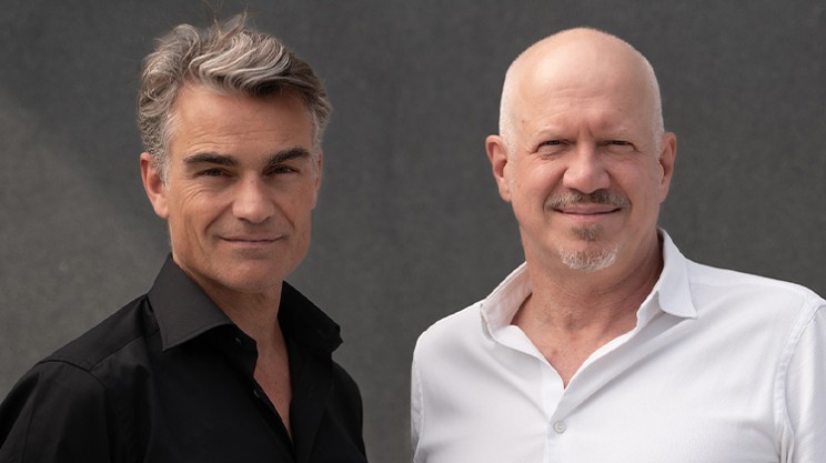 CEO Marcus Eilinger and Daniel Blunschi © Leica