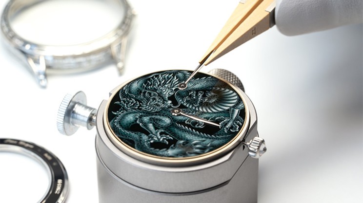 Les Cabinotiers Grisaille High Jewellery – Dragon © Vacheron Constantin