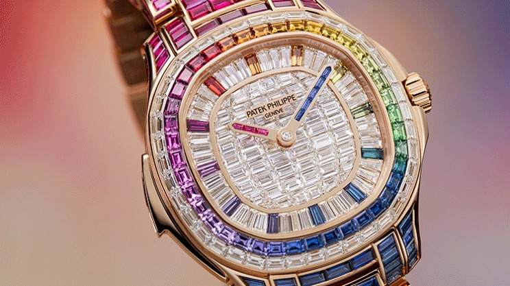 The Aquanaut Luce “Rainbow” Minute Repeater Haute Joaillerie 5260/1455R-001 © Patek Philippe 