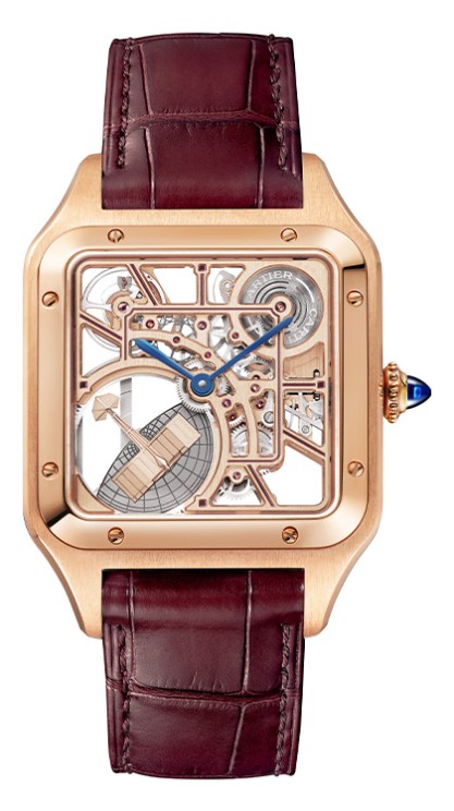 Santos-Dumont Squelette Micro-Rotor © Cartier
