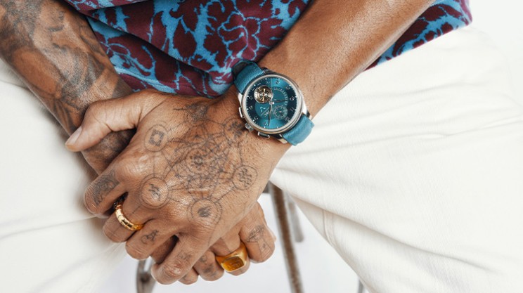 Portugieser Tourbillon Rétrograde Chronograph - Lewis Hamilton © IWC Schaffhausen