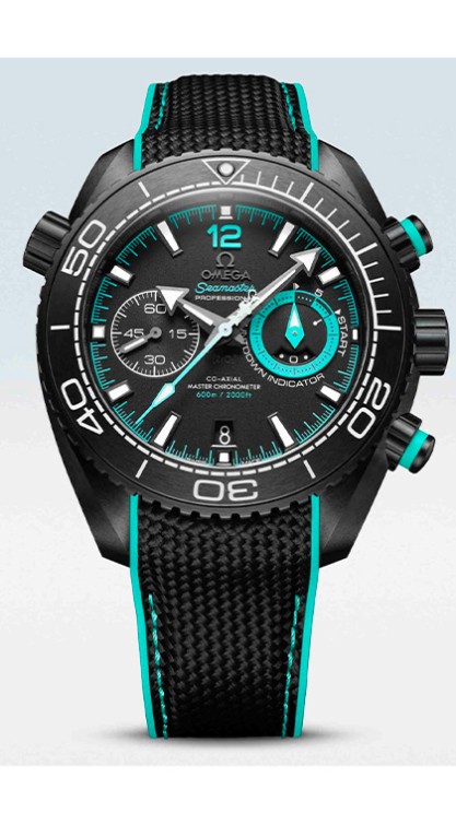 Seamaster Planet Ocean Deep Black ETNZ Edition © Omega