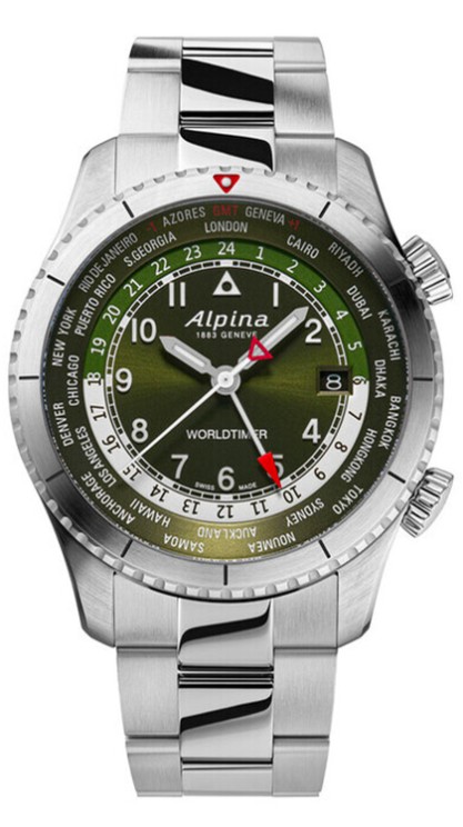 Startimer Pilot Quartz Worldtimer ©&nbsp;Alpina
