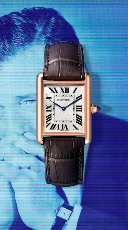 The Tank Louis Cartier worn by Yves Montand © Cartier