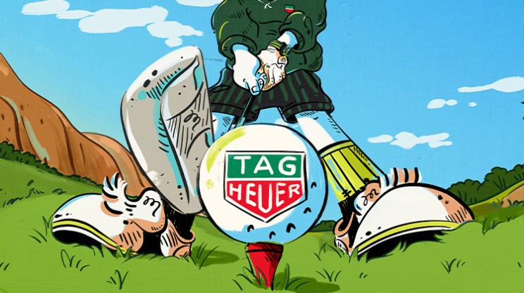 Connected Calibre E4 45mm X Malbon Golf Edition © TAG Heuer