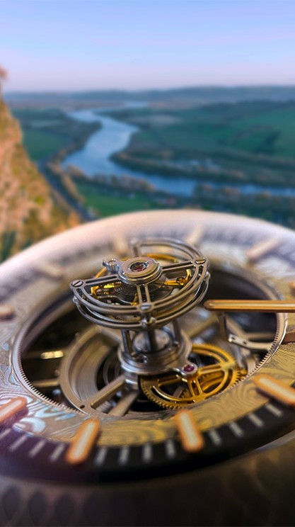 Kross Studio Game Of Thrones Rhaegal Central Floating Tourbillon © Sébastien Aubord/WorldTempus