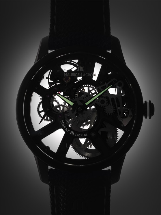 Masterpiece Skeleton Label Noir © Maurice Lacroix