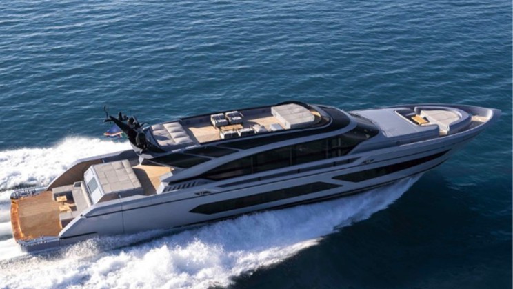 Meet the AB 120: A 37-metre masterpiece designed for the American market, blending speed, elegance & unparalleled comfort! © Palm Beach International Boat Show