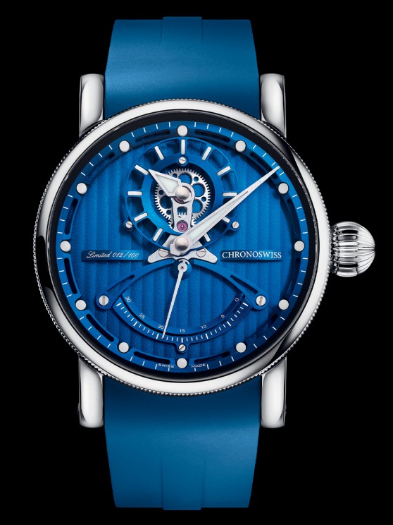 ReSec Vertical Blue Manufacture © Chronoswiss