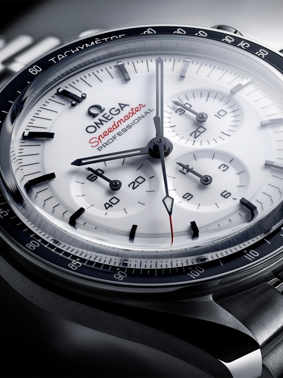 Speedmaster Moonwatch With Lacquered White Dial © Omega