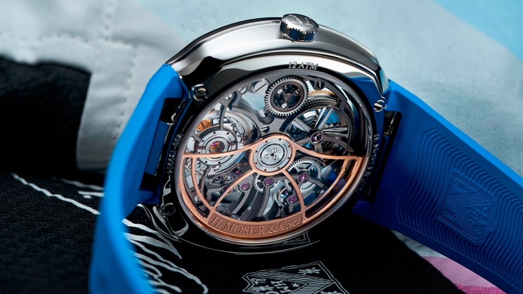 Streamliner Cylindrical Tourbillon Skeleton Alpine Limited Edition © H. Moser & Cie