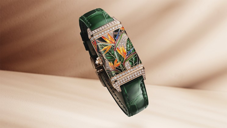 Reverso One ‘Precious Flowers’ Birds of Paradise © Jaeger LeCoultre