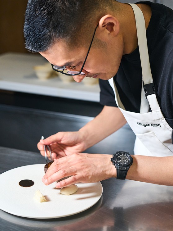 Hublot Friend of the Brand Chef Mingoo Kang © Hublot