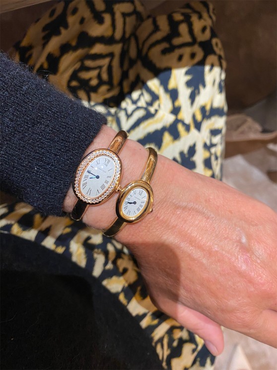Deux modèles Baignoire Bangle portés par Marie © Marie de Pimodan