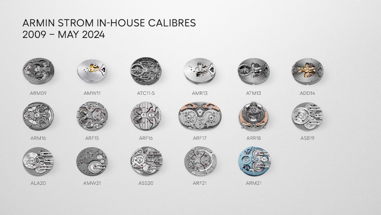 17 Calibres © Armin Strom
