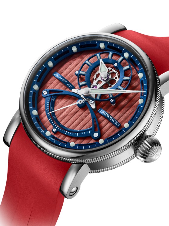 ReSec Vertical Red Manufacture © Chronoswiss