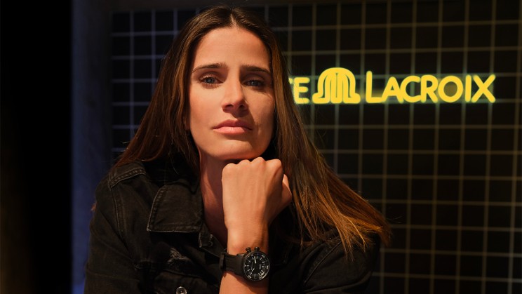 Joana Mäder wearing PONTOS S DIVER © Maurice Lacroix