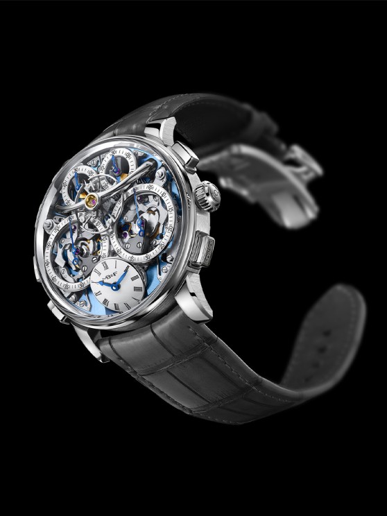 Legacy Machine Sequential Flyback Platinum © MB&F