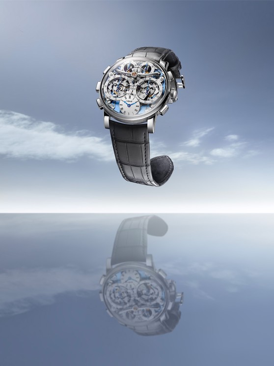 Legacy Machine Sequential Flyback Platinum © MB&F