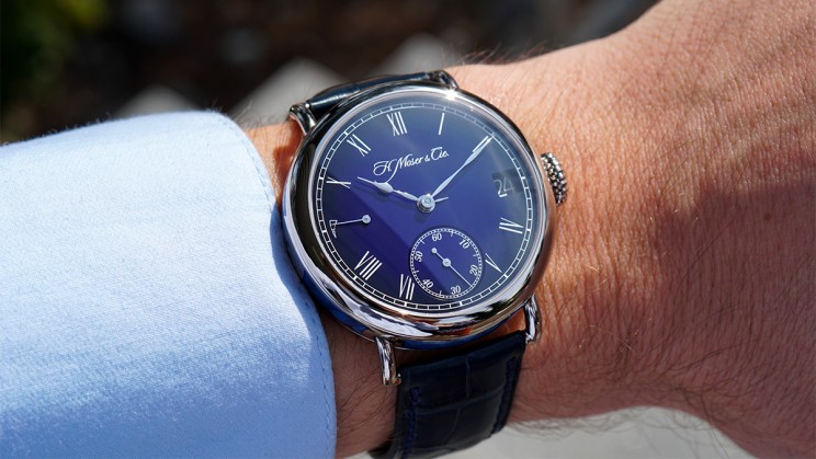 Heritage Perpetual Calendar Midnight Blue Enamel © H. Moser & Cie
