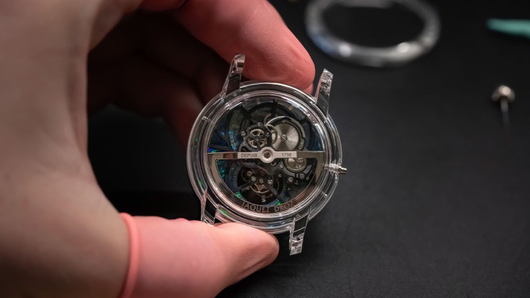 Tourbillon Skelet Sapphire Opal © Jaquet Droz