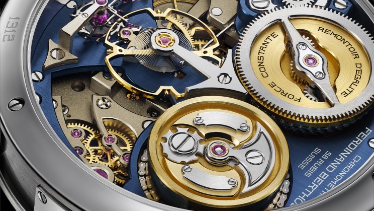 Fine hand-finishing on the Chronomètre FB RES © Ferdinand Berthoud
