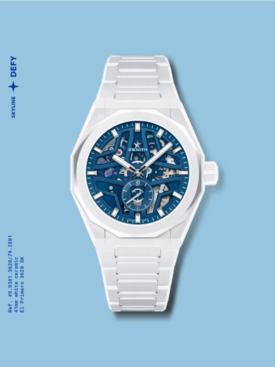 DEFY Skyline Skeleton in White Ceramic © ZENITH