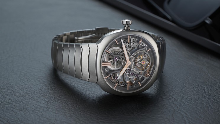 Streamliner Tourbillon Skeleton Double Hairspring © H. Moser & Cie 