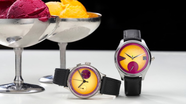 Studio Underd0g 03SERIES Passi0n Fruit and Endeavour Perpetual Calendar Passion Fruit © H. Moser & Cie