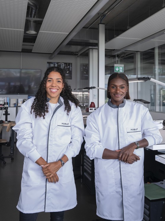 Mujinga Kambundji & Dina Asher-Smith © Hublot