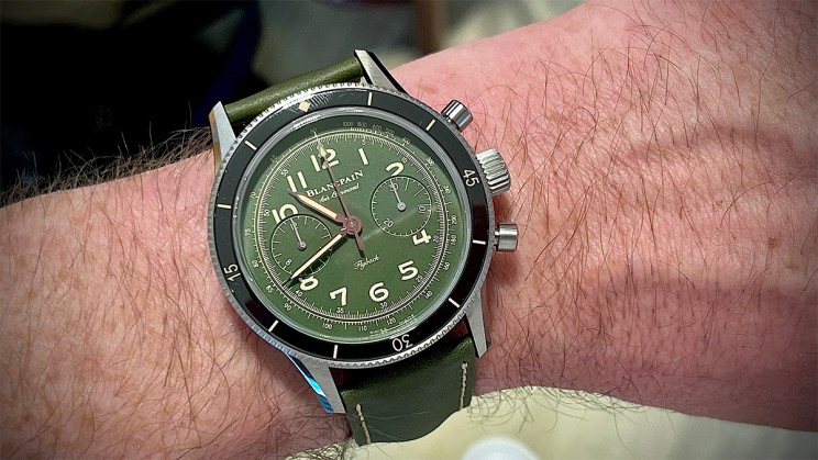 Blancpain Air Command 42.5mm with khaki dial © Blancpain