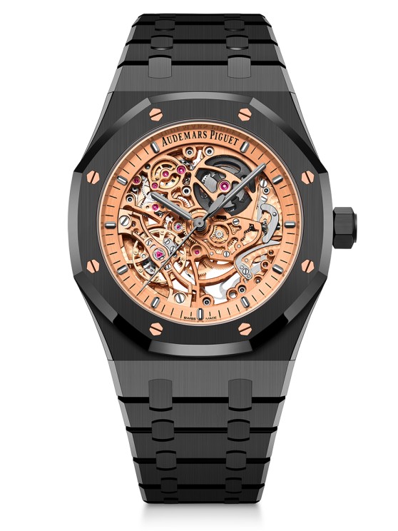 Royal Oak in ceramic, 41mm diameter, automatic movement, ceramic bracelet. Limited edition of 150 © Audemars Piguet