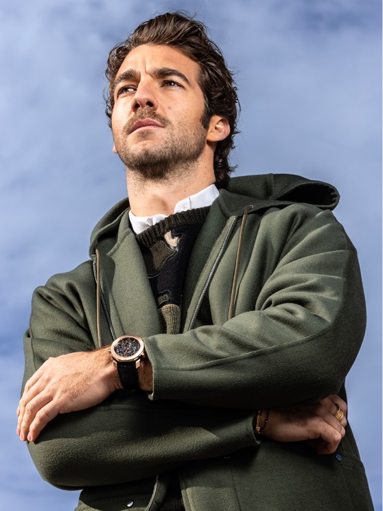Lorenzo Viotti wearing the Octo Roma Carillon Tourbillon © Bulgari