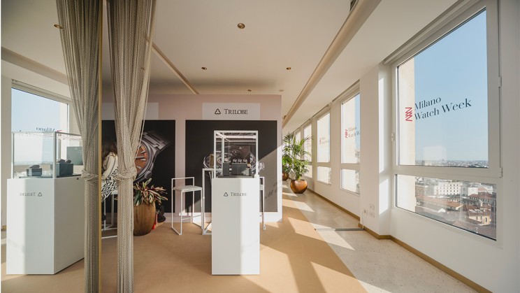 The Trilobe booth at Milano Watch Week © Milano Watch Week