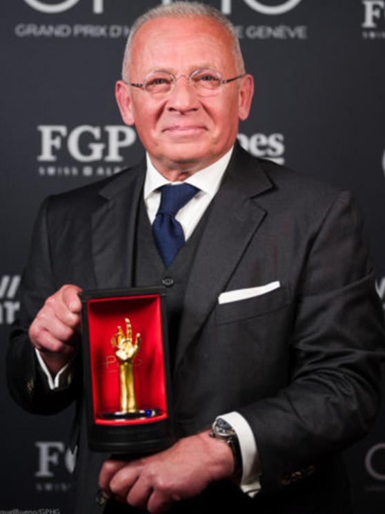 Pascal Raffy with the Prize at the GPHG ©&nbsp;GPHG