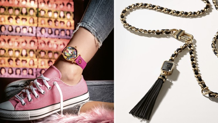 Jaquet Droz, The Rolling Stones Automaton Red Gold Some Girls, Chanel, Première sautoir-ceinture Belt watch Limited Edition © Jaquet Droz, Chanel