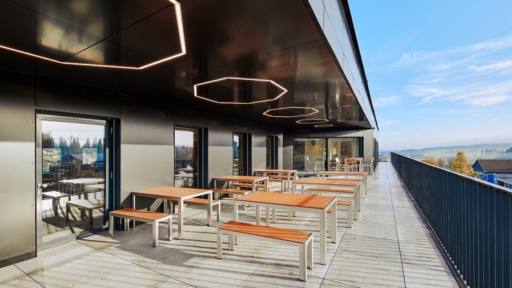 Roof terrace © Bulgari
