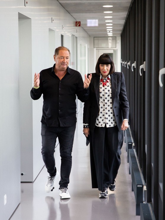 Alain Delamuraz (Jaquet Droz CEO) and Chantal Thomass © Jaquet Droz