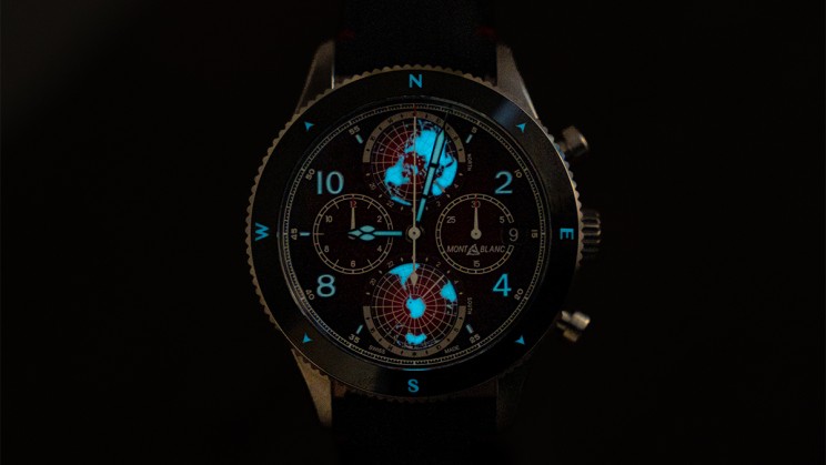 1858 Geosphere Chronograph 0 Oxygen Limited Edition © Montblanc